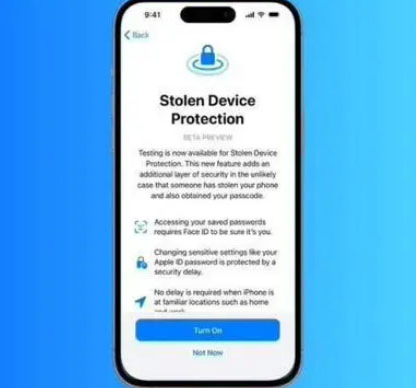 峡江苹果授权维修店分享被盗设备保护功能开启方法 