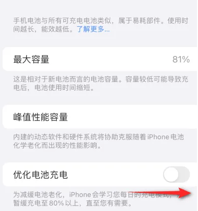 峡江苹果15维修分享iPhone15充电到80%就充不进电了怎么办 