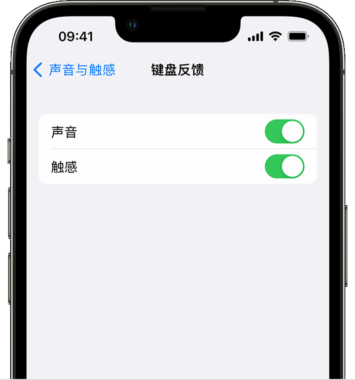 峡江苹果14维修店分享如何在 iPhone 14 机型中使用触感键盘 