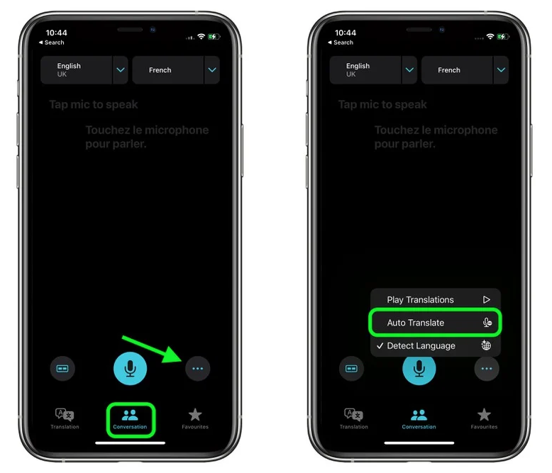 峡江苹果手机维修分享iOS 15 “翻译” App 新改进 