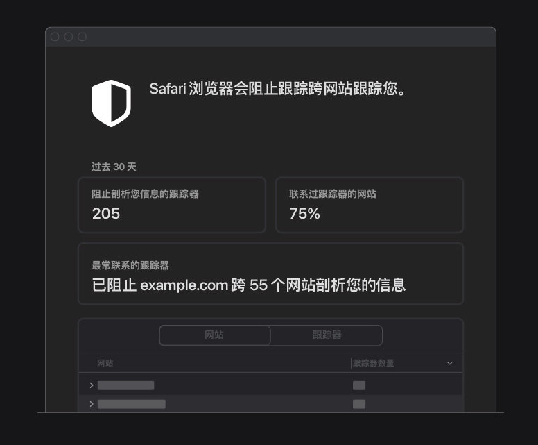 峡江苹果手机维修分享如何在 Safari 浏览器中查看和打开隐私报告 